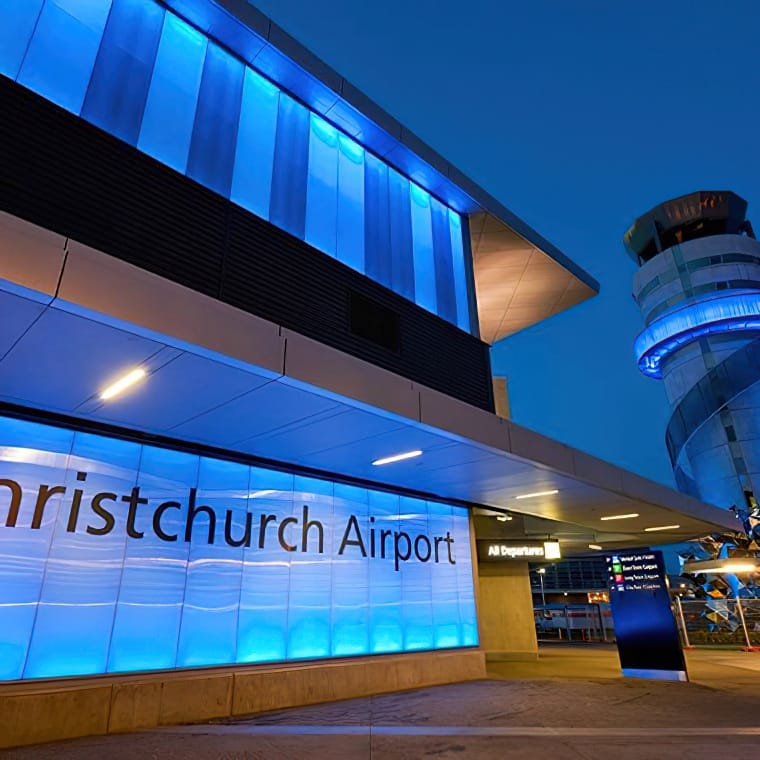 boek een taxi van/naar Christchurch International Airport