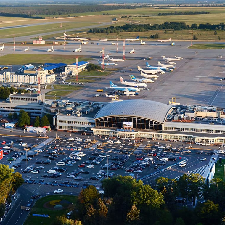 boek een taxi van/naar Kiev Zhuliany International Airport